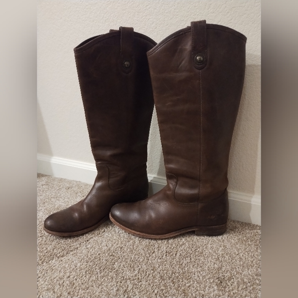 Frye melissa Boots Brown cowboy Style